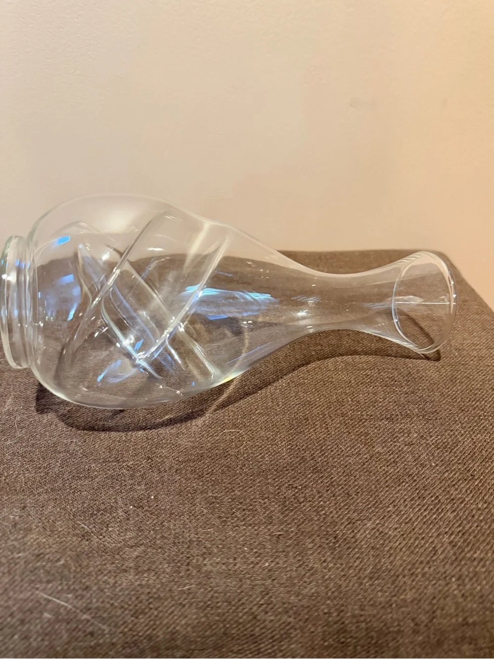 Final Touch Clear Glass Aerator Carafe